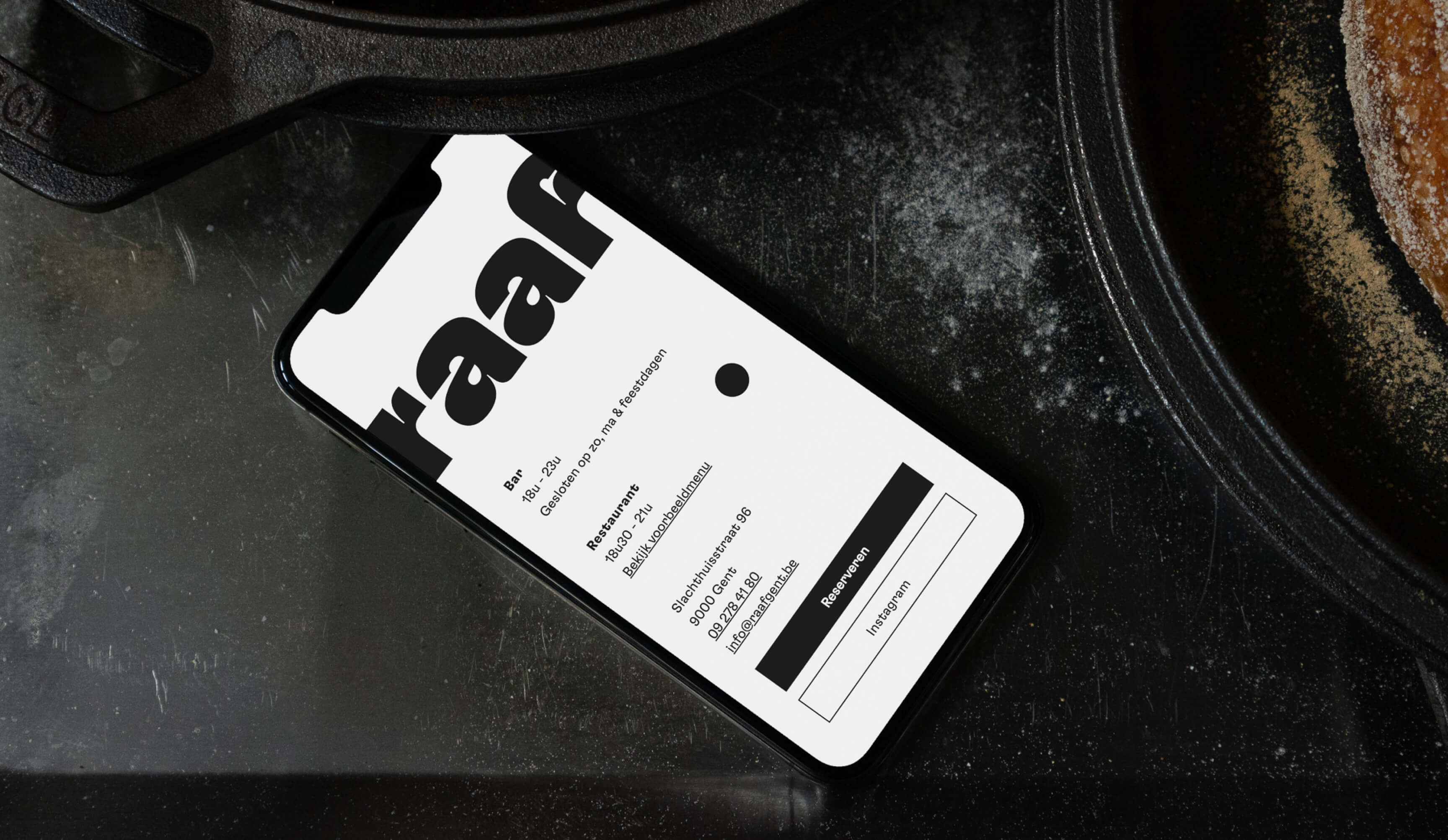 Restaurant Raaf - Branding & Website